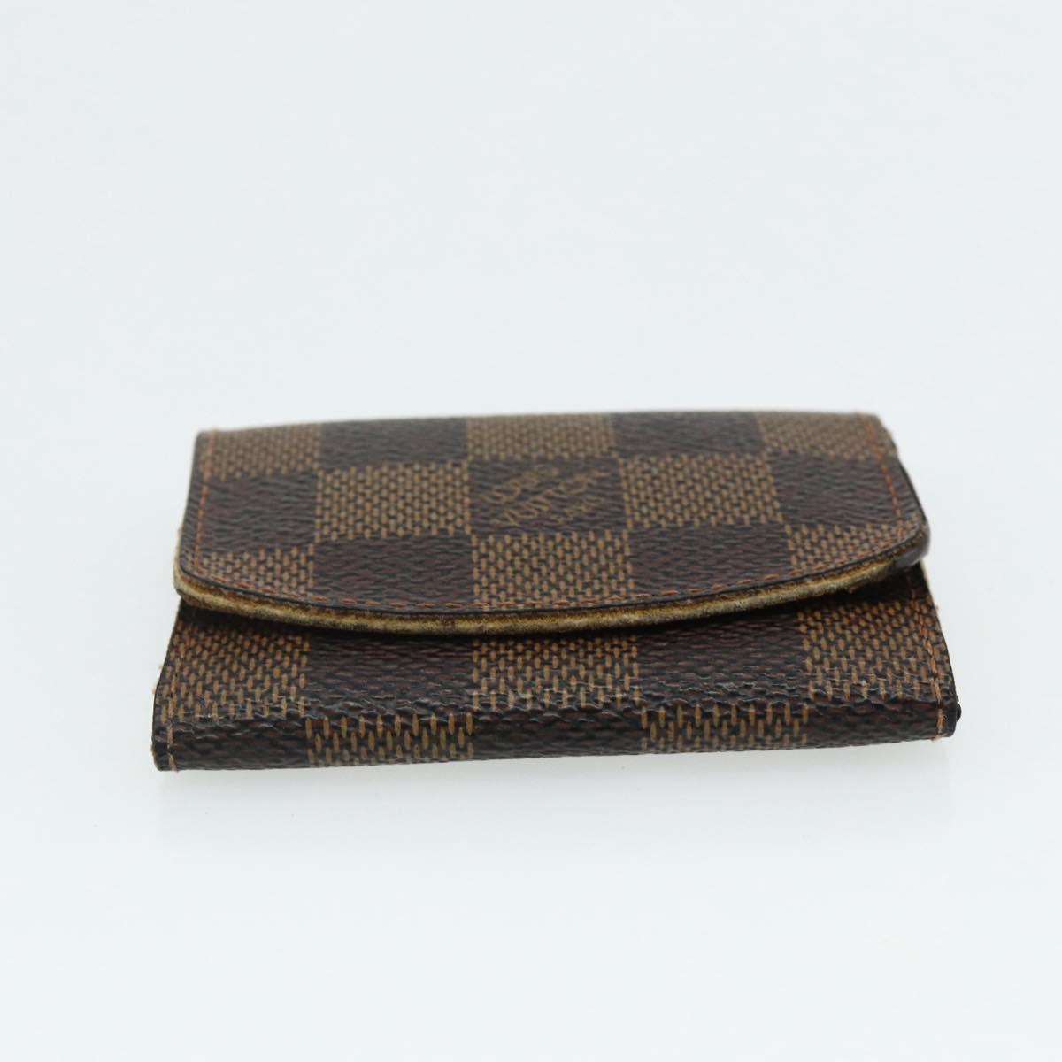 LOUIS VUITTON Damier Ebene Taiga Cuff Case 3 Set LV Auth CB169