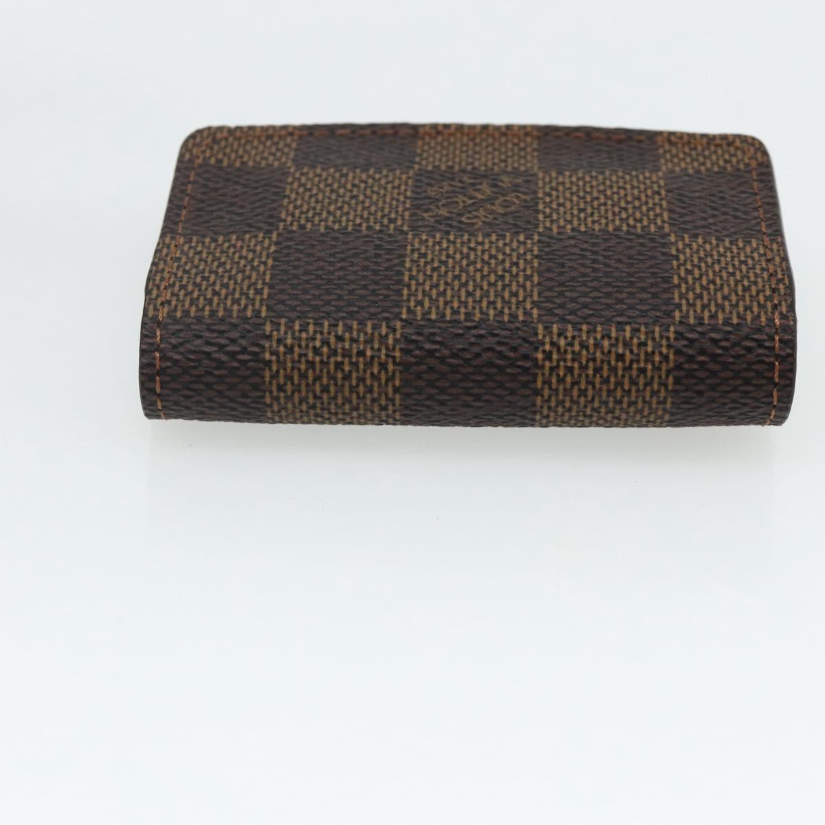 LOUIS VUITTON Damier Ebene Taiga Cuff Case 3 Set LV Auth CB169
