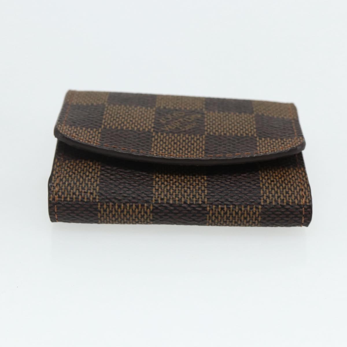 LOUIS VUITTON Damier Ebene Taiga Cuff Case 3 Set LV Auth CB169