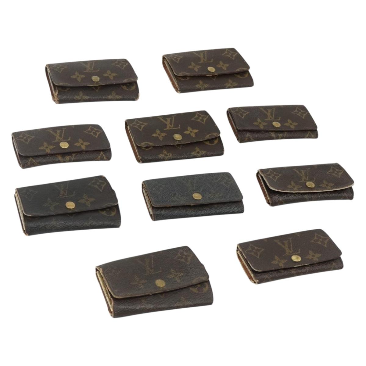 LOUIS VUITTON Monogram Key Case 10 Set LV Auth CB181