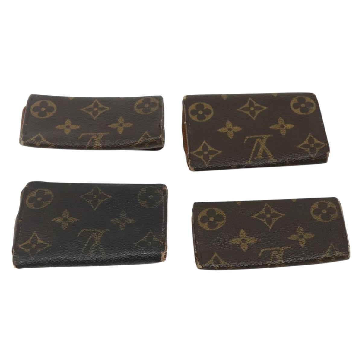 LOUIS VUITTON Monogram Key Case 10 Set LV Auth CB181