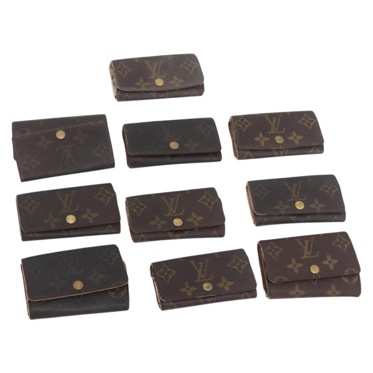 LOUIS VUITTON Monogram Key Case 10 Set LV Auth CB183