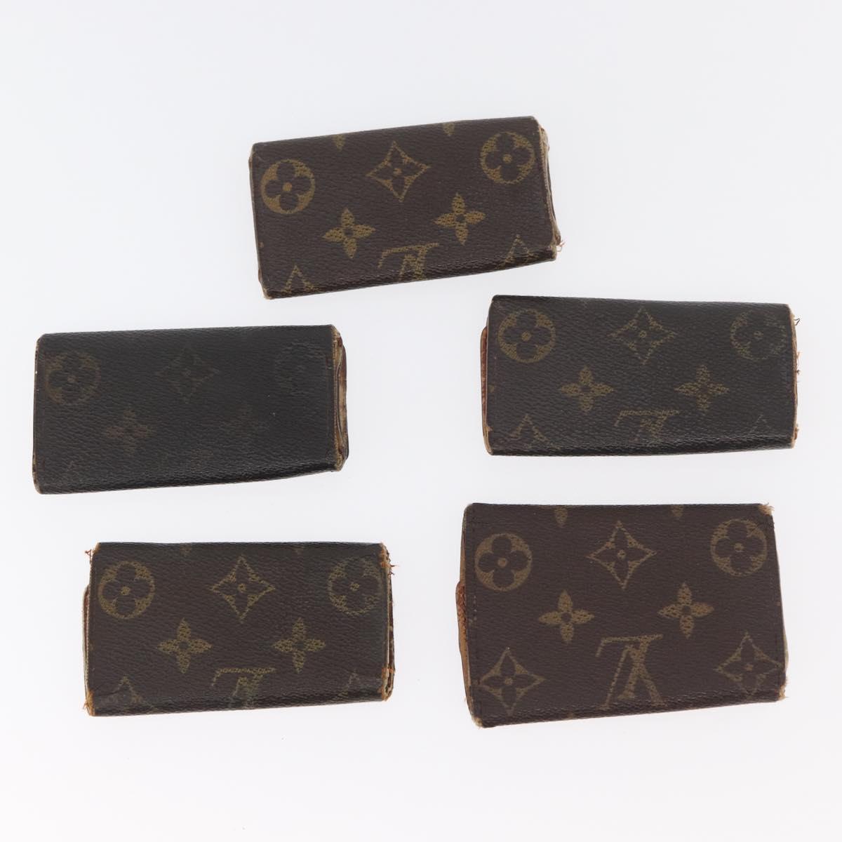 LOUIS VUITTON Monogram Key Case 10 Set LV Auth CB183