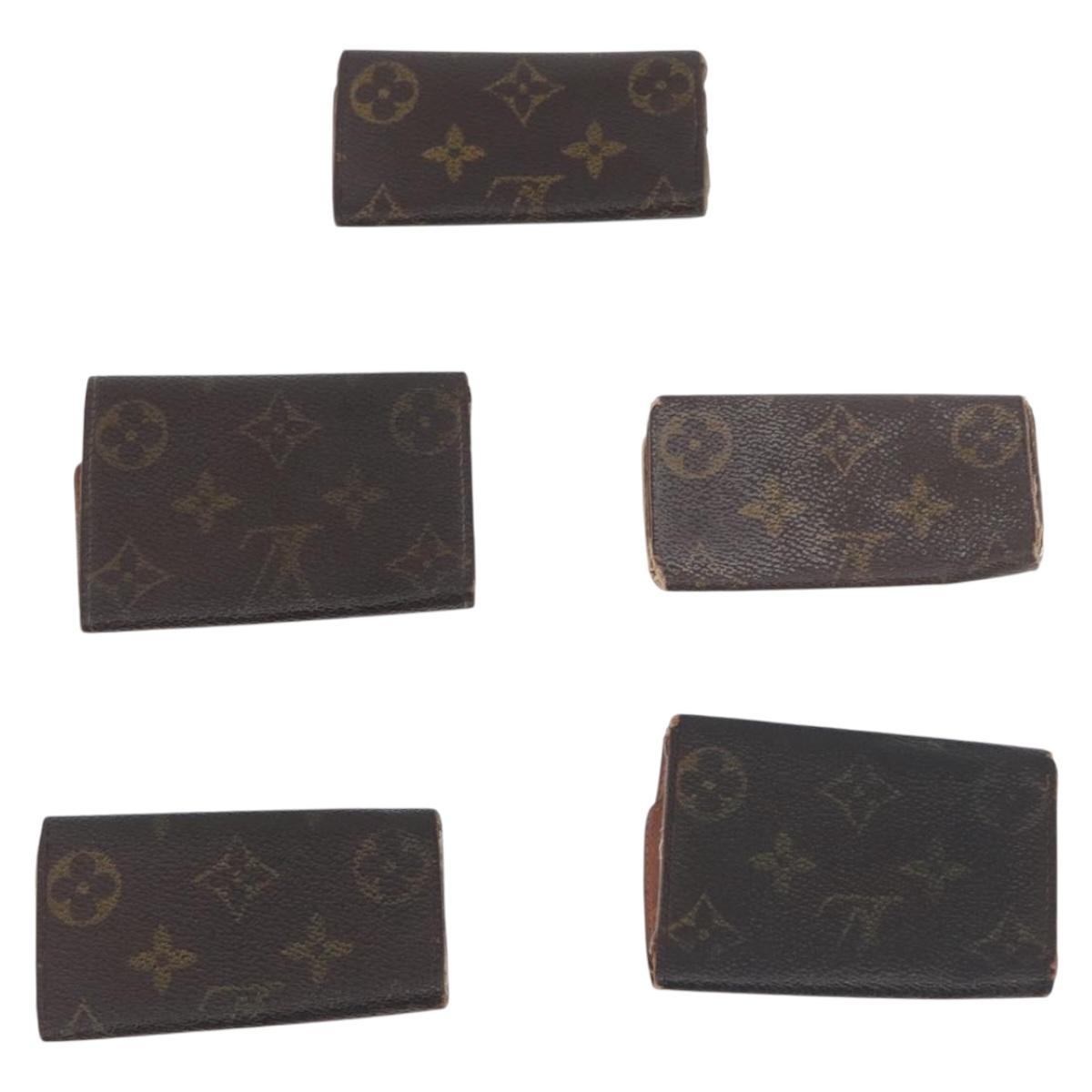 LOUIS VUITTON Monogram Key Case 10 Set LV Auth CB183