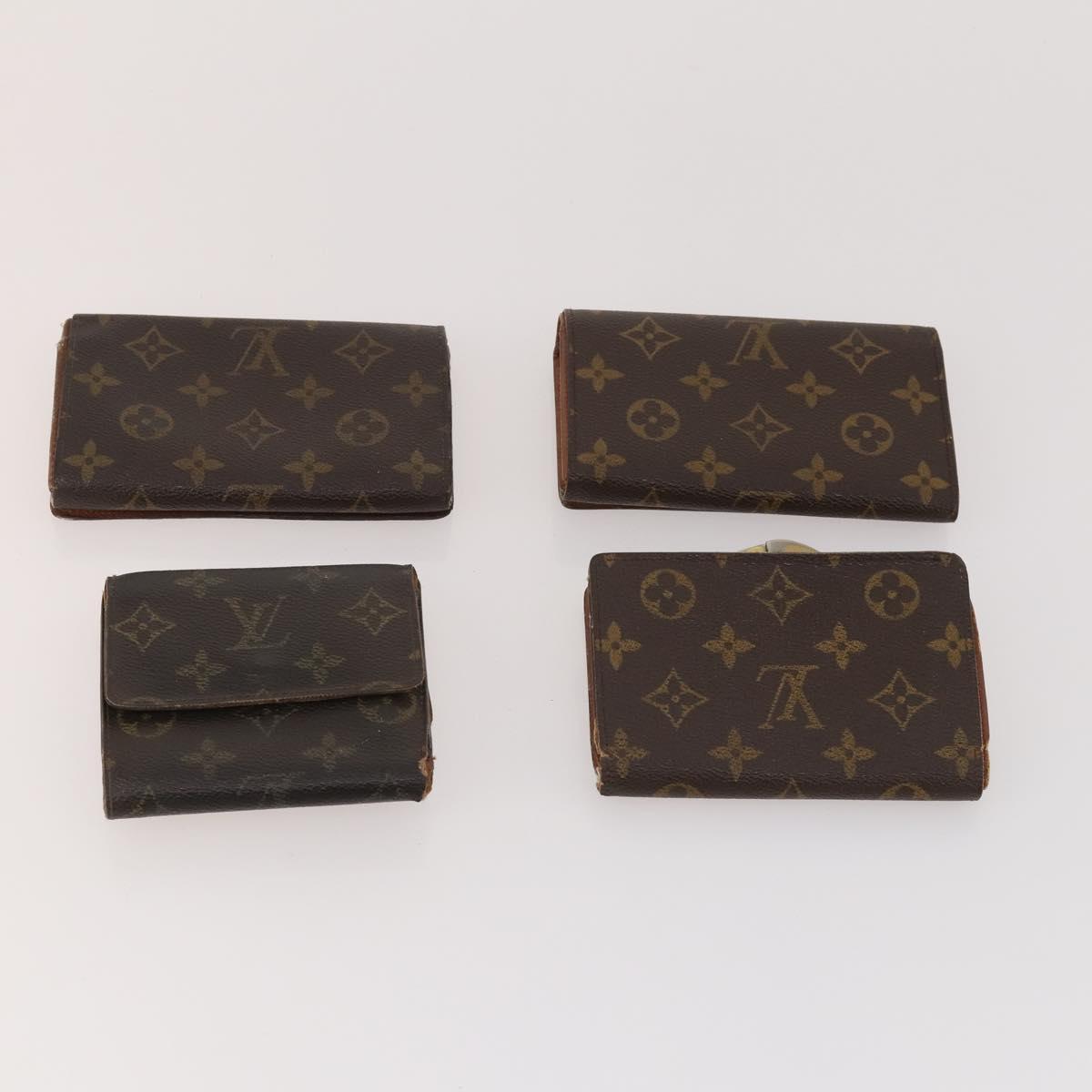 LOUIS VUITTON Monogram Wallet 10 Set LV Auth CB185