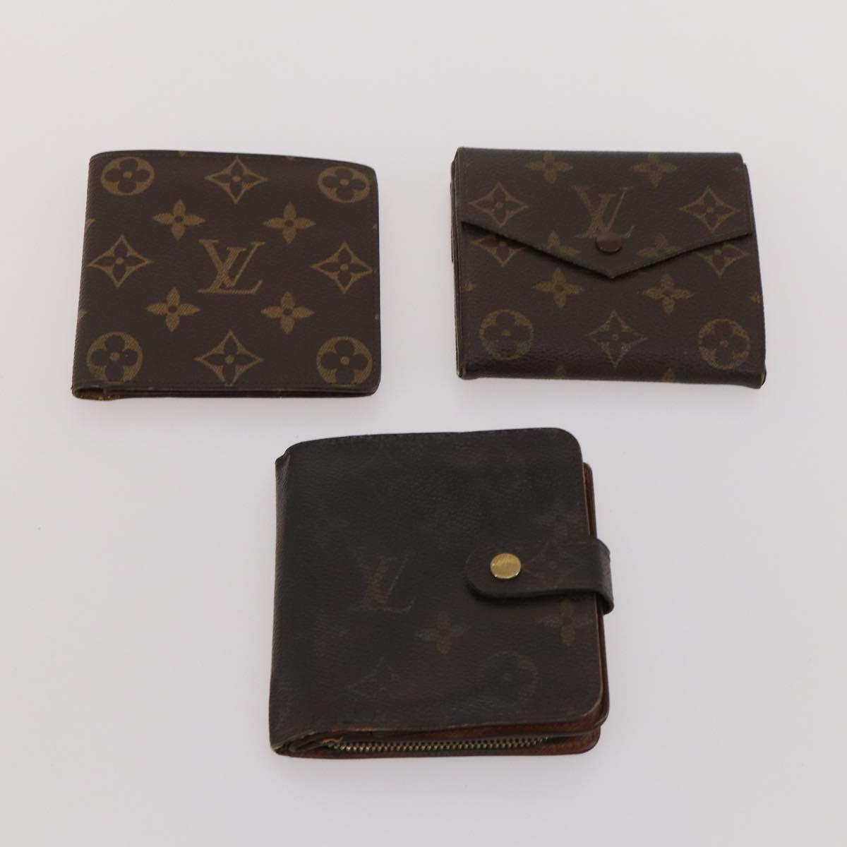 LOUIS VUITTON Monogram Wallet 10 Set LV Auth CB185