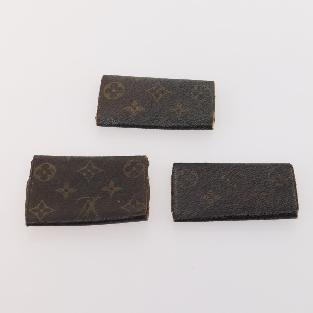 LOUIS VUITTON Monogram Key Case 10 Set LV Auth CB192