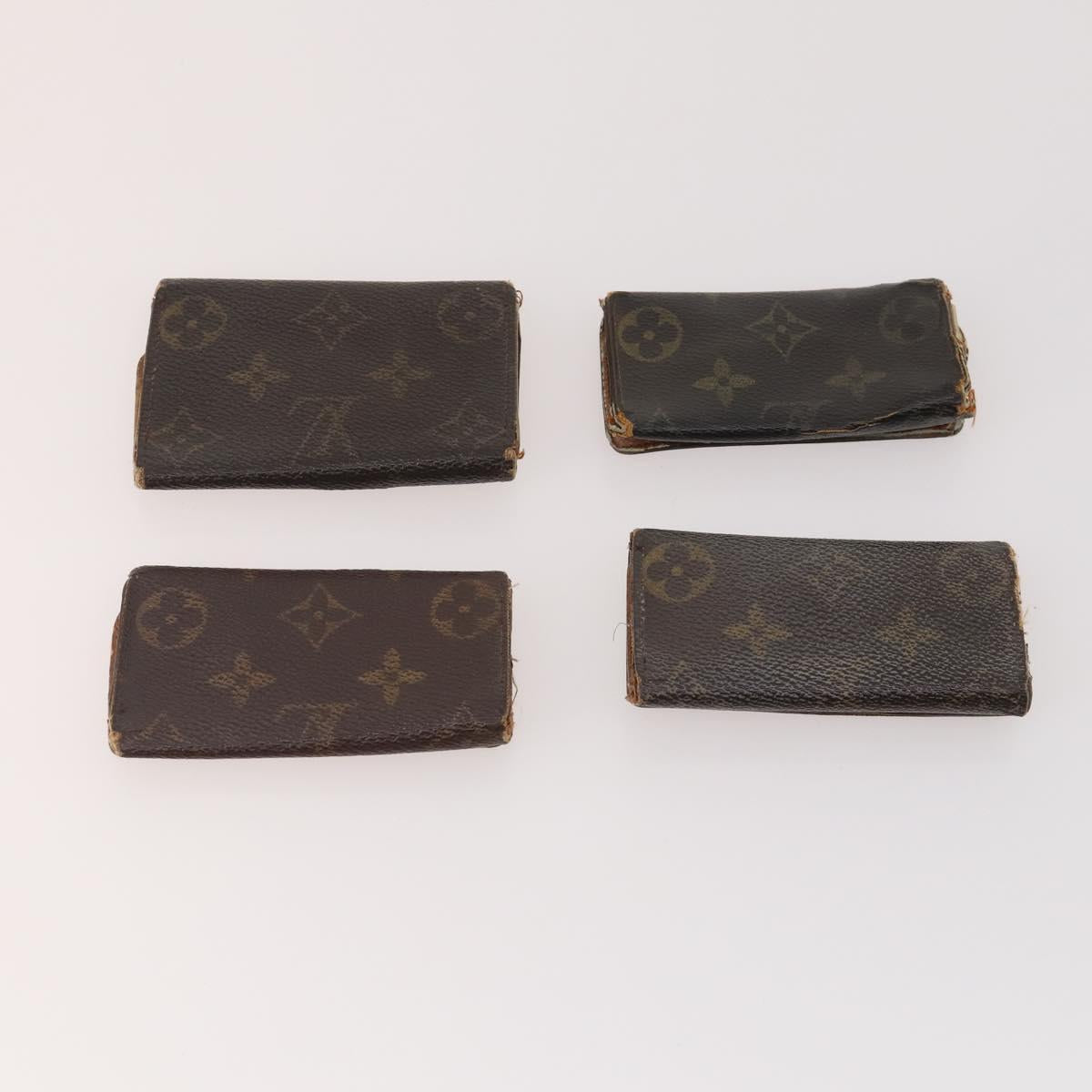 LOUIS VUITTON Monogram Key Case 10 Set LV Auth CB192