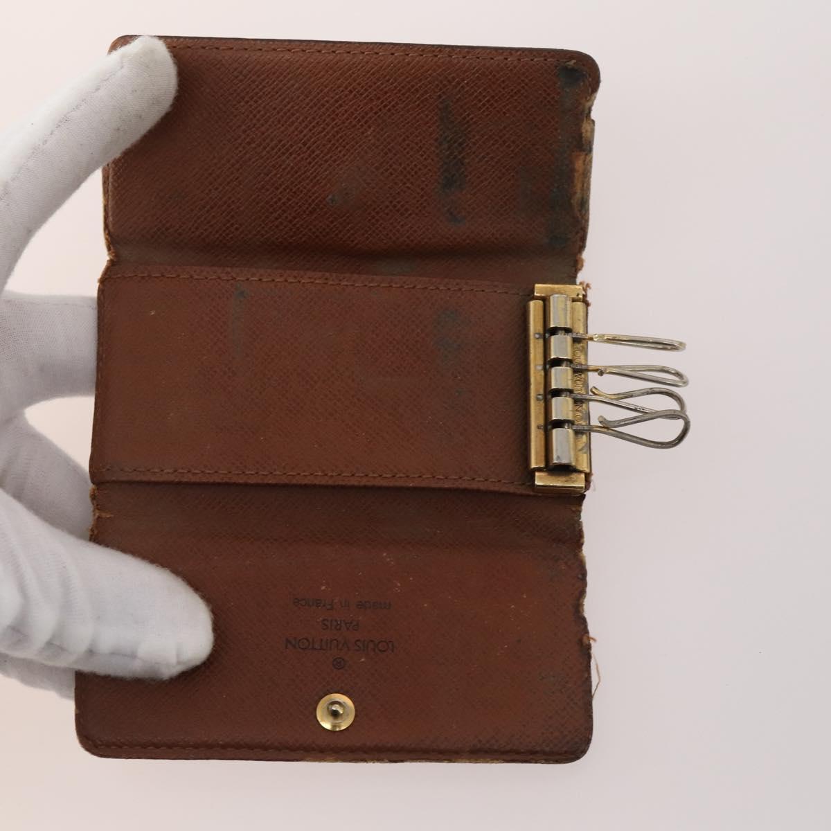 LOUIS VUITTON Monogram Key Case 10 Set LV Auth CB192