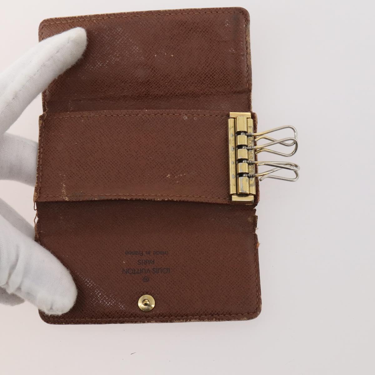 LOUIS VUITTON Monogram Key Case 10 Set LV Auth CB193