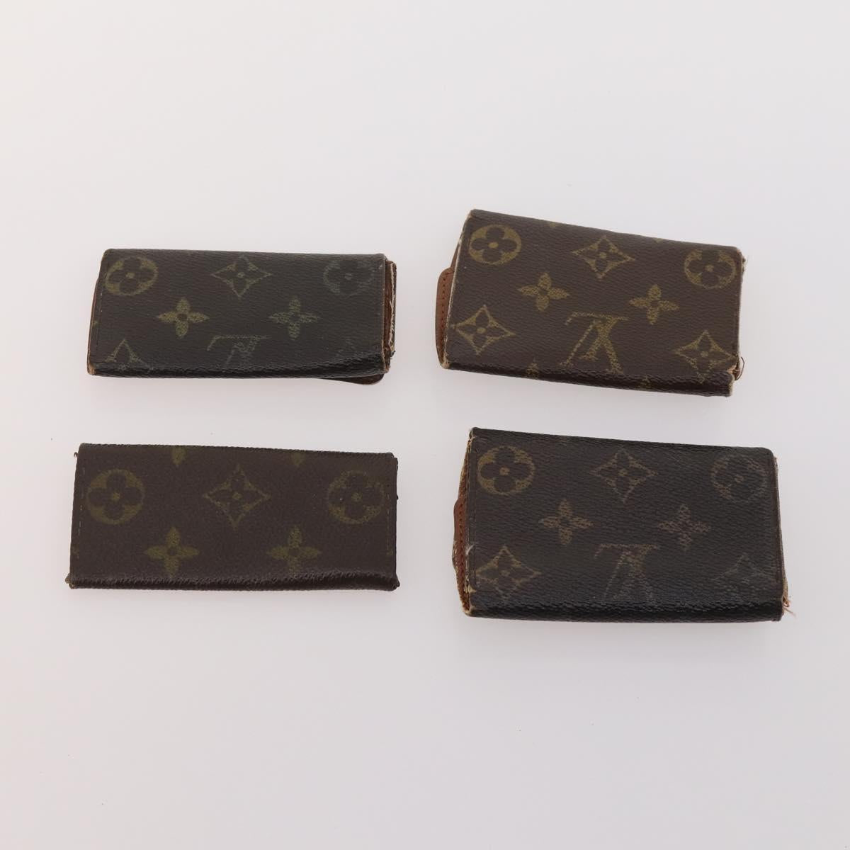 LOUIS VUITTON Monogram Key Case 10 Set LV Auth CB193