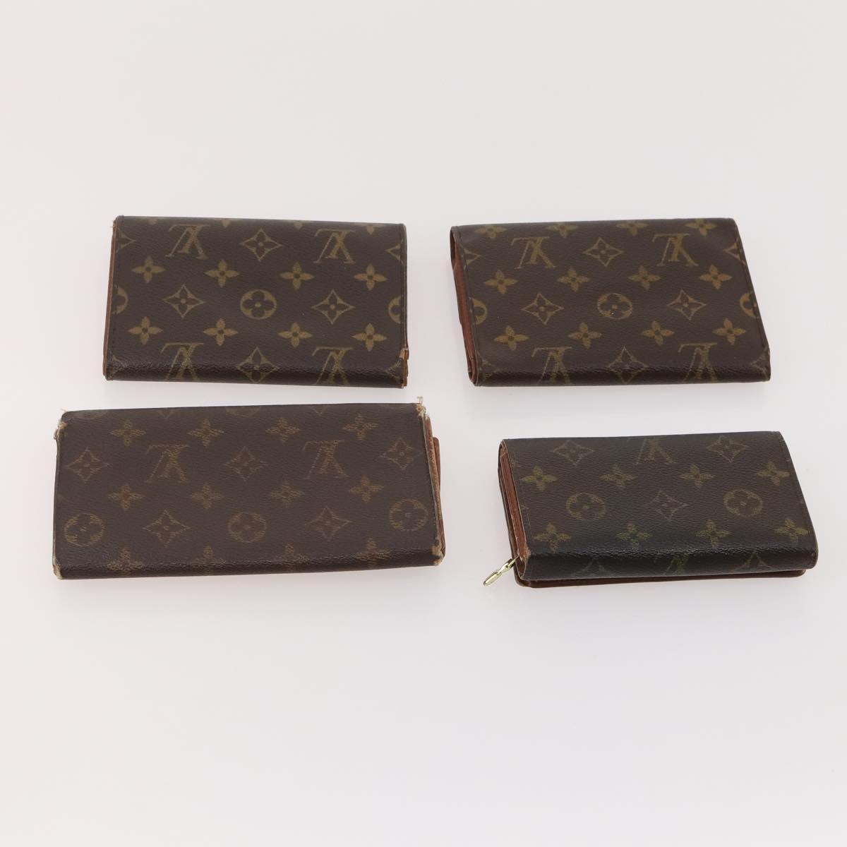 LOUIS VUITTON Monogram Wallet 10 Set LV Auth CB201