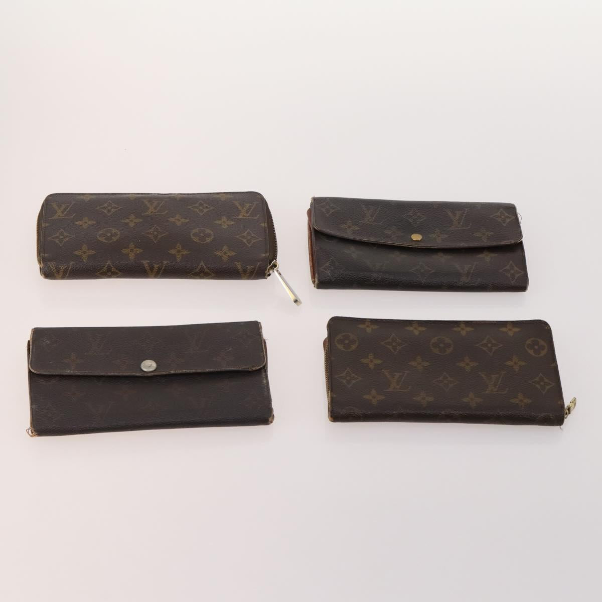 LOUIS VUITTON Monogram Wallet 10 Set LV Auth CB201