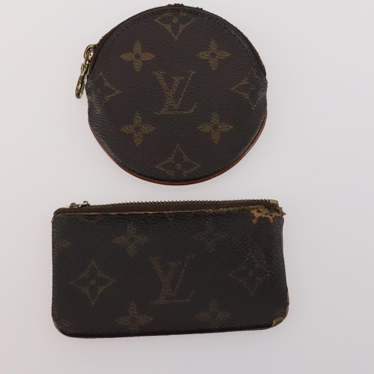 LOUIS VUITTON Monogram Wallet 10 Set LV Auth CB201