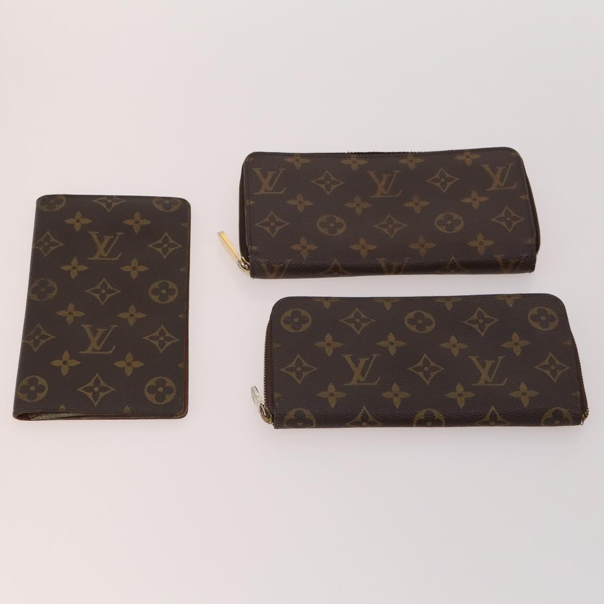 LOUIS VUITTON Monogram Wallet 10 Set LV Auth CB205