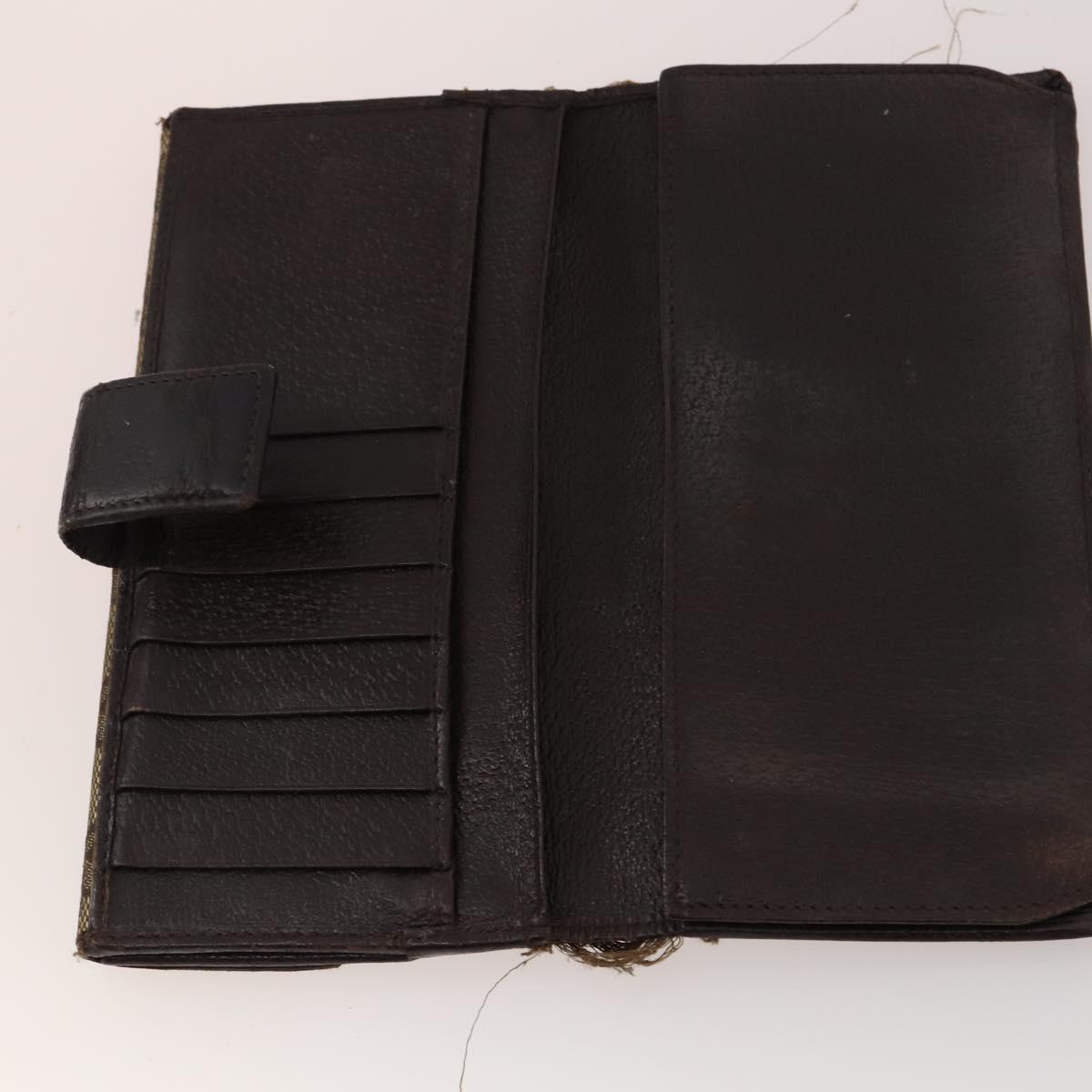 GUCCI GG Canvas Guccissima Wallet Leather 10 Set Beige Black Red Auth CB212