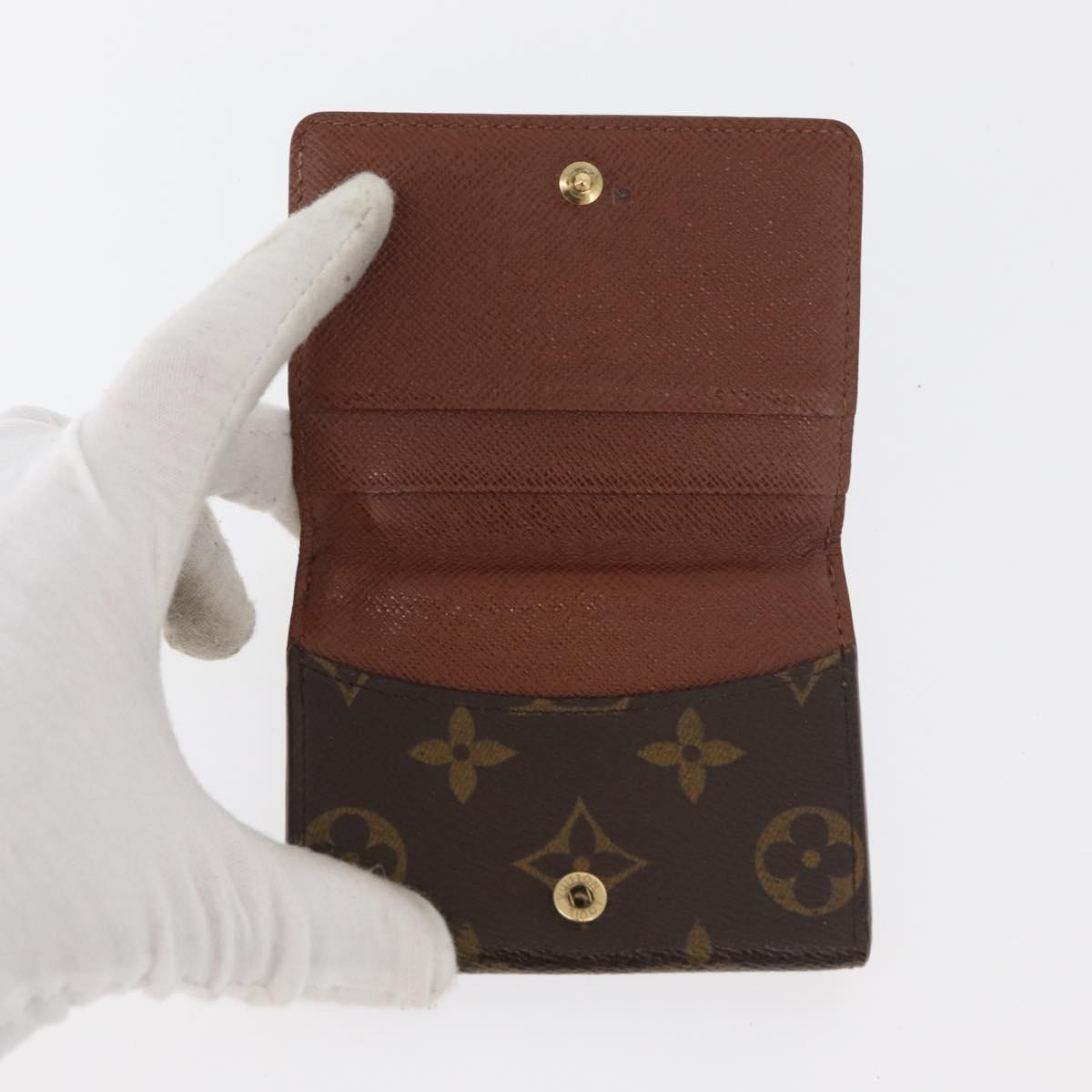 LOUIS VUITTON Monogram Wallet 10 Set LV Auth CB220