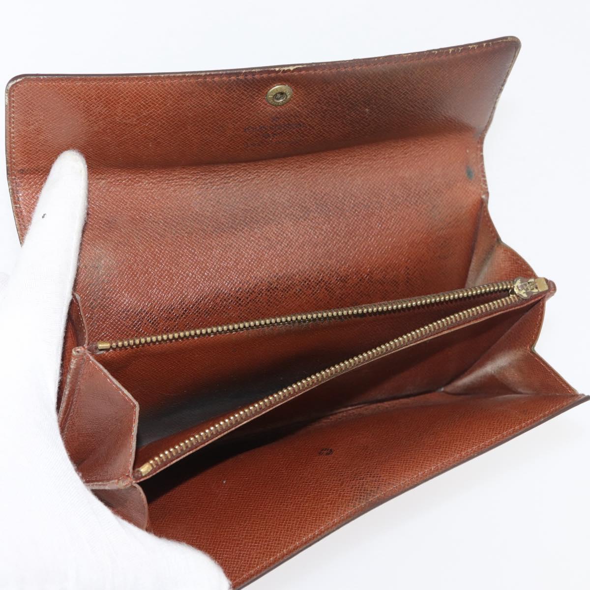 LOUIS VUITTON Monogram Wallet 10 Set LV Auth CB223