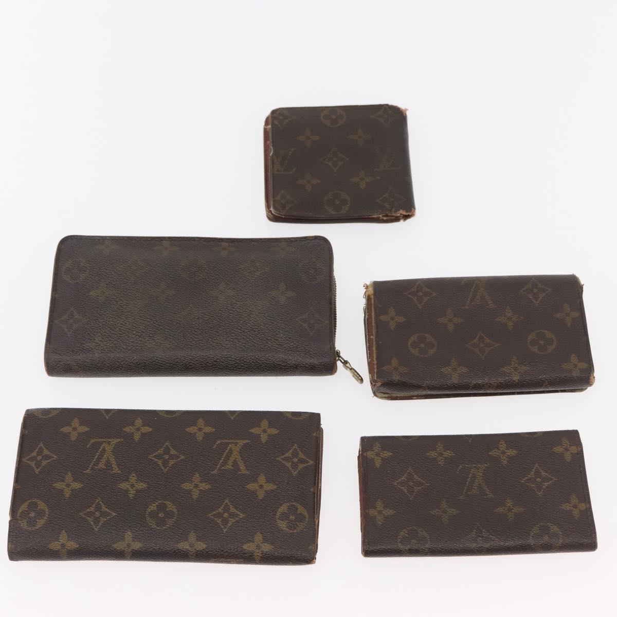 LOUIS VUITTON Monogram Wallet 10 Set LV Auth CB225