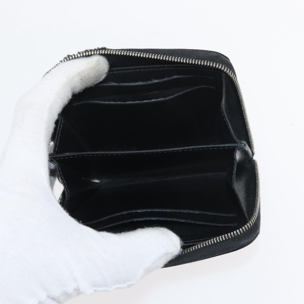 LOUIS VUITTON Epi Wallet 10 Set Black Red yellow LV Auth CB233