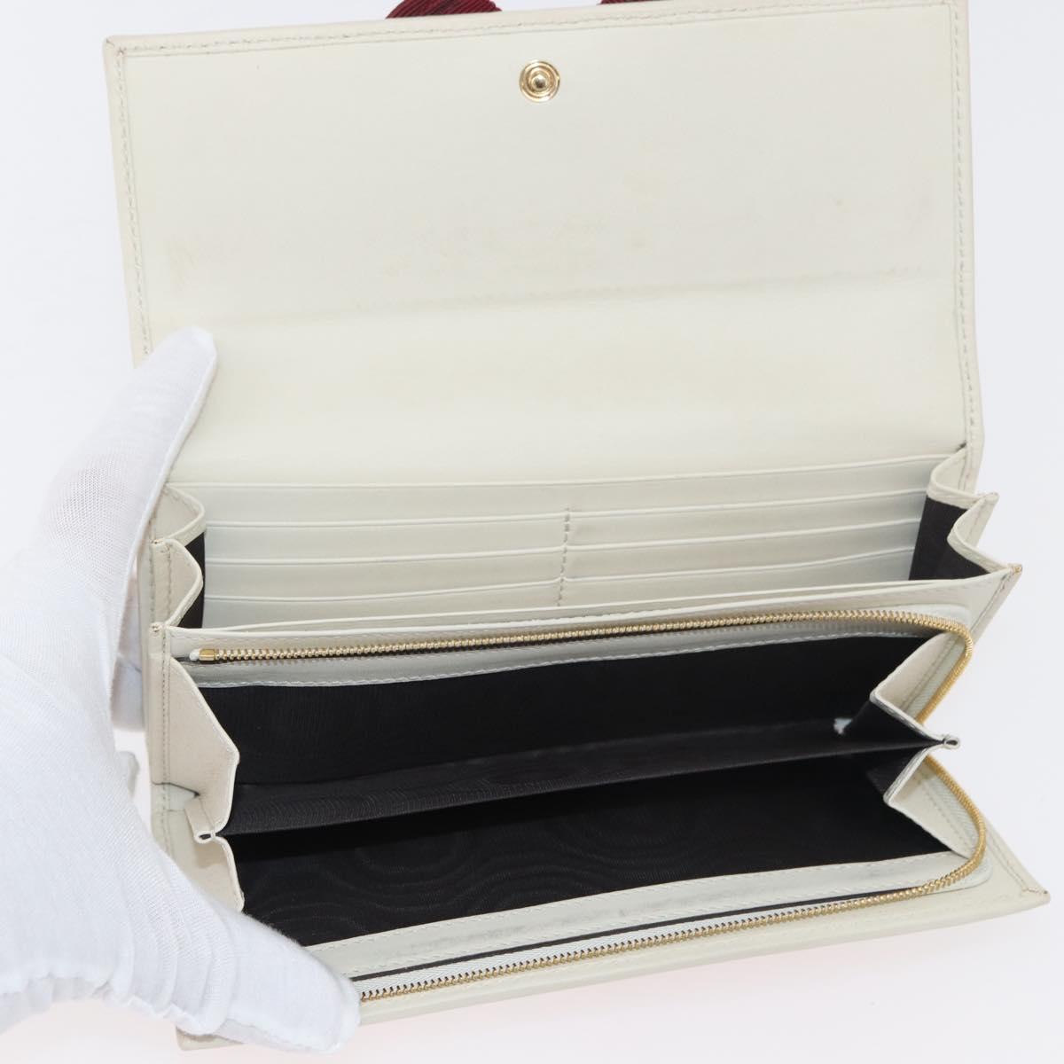 GUCCI GG Canvas Guccissima Wallet Leather 10 Set Beige Black Navy Auth CB237