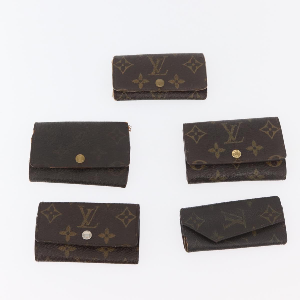 LOUIS VUITTON Monogram Key Case 10 Set LV Auth CB245