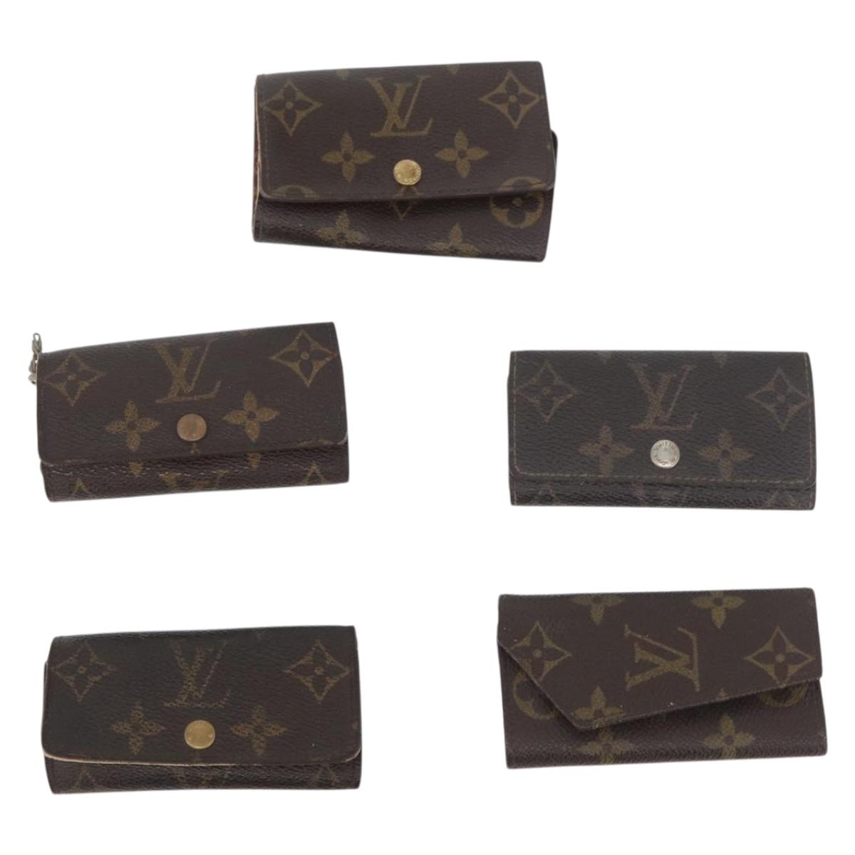 LOUIS VUITTON Monogram Key Case 10 Set LV Auth CB245