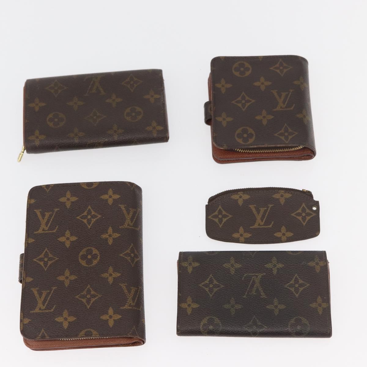 LOUIS VUITTON Monogram Wallet 10 Set LV Auth CB252
