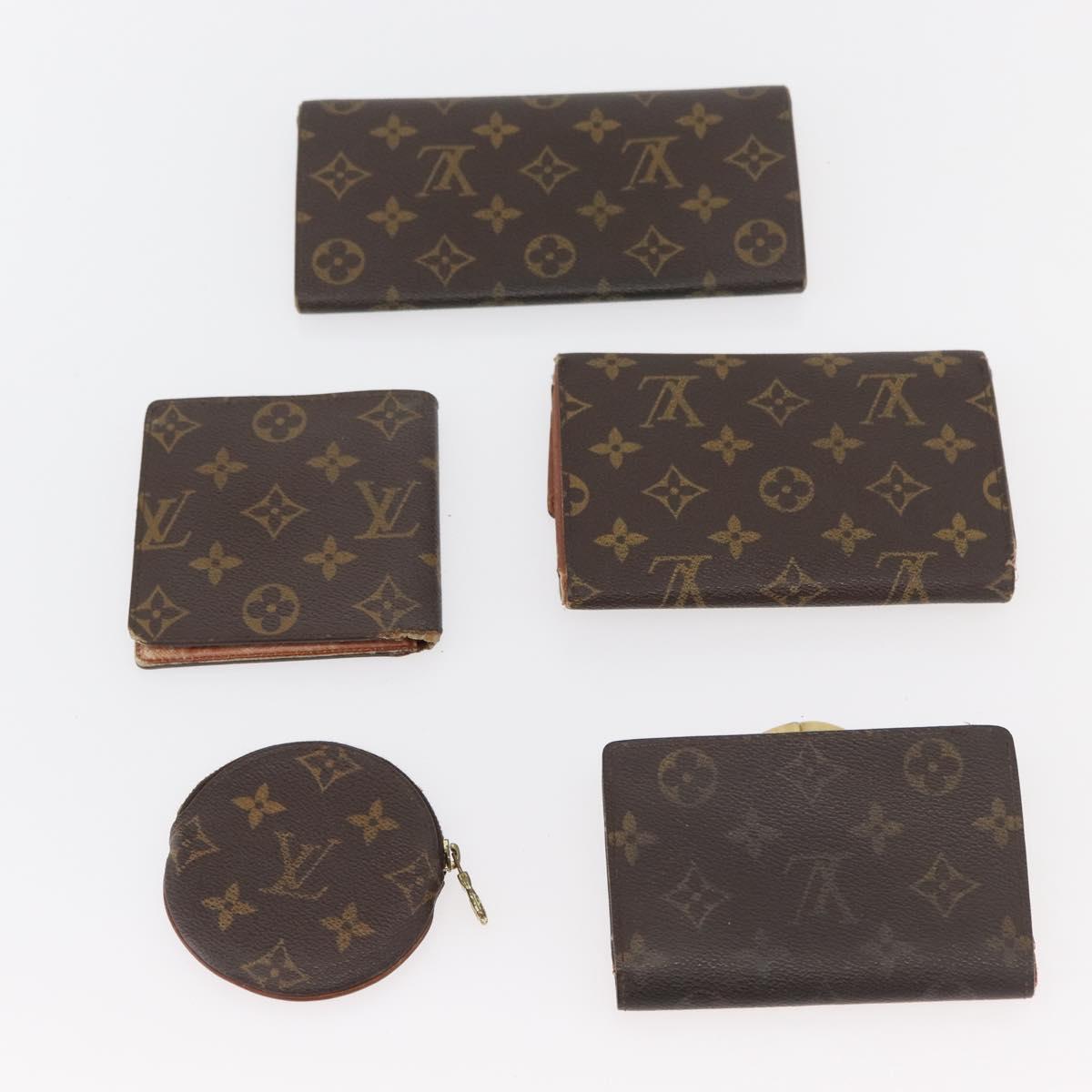 LOUIS VUITTON Monogram Wallet 10 Set LV Auth CB252