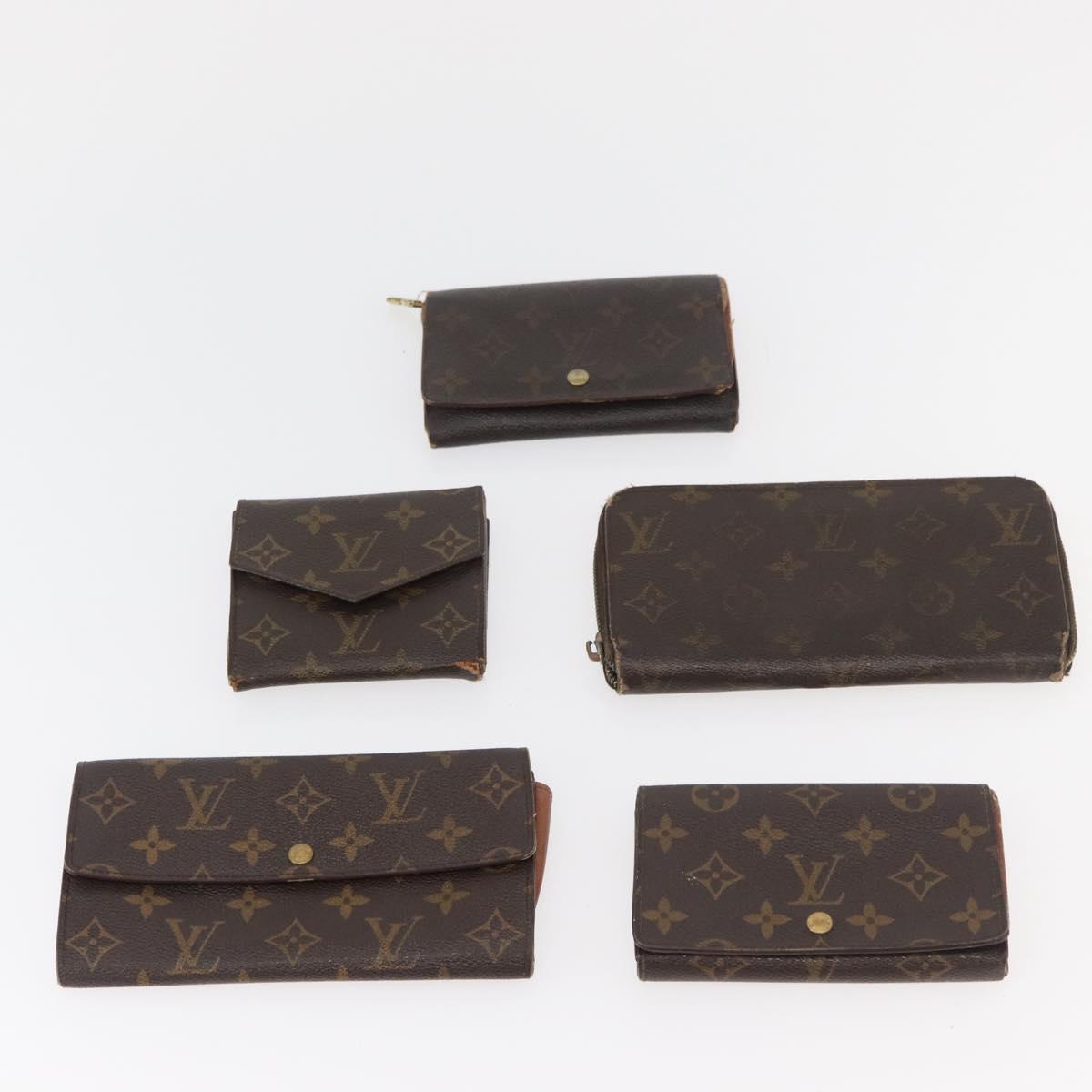 LOUIS VUITTON Monogram Wallet 10 Set LV Auth CB260