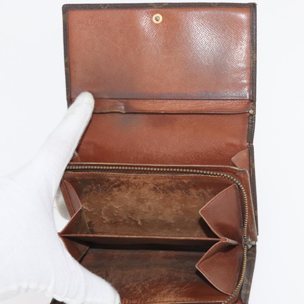 LOUIS VUITTON Monogram Wallet 10 Set LV Auth CB261