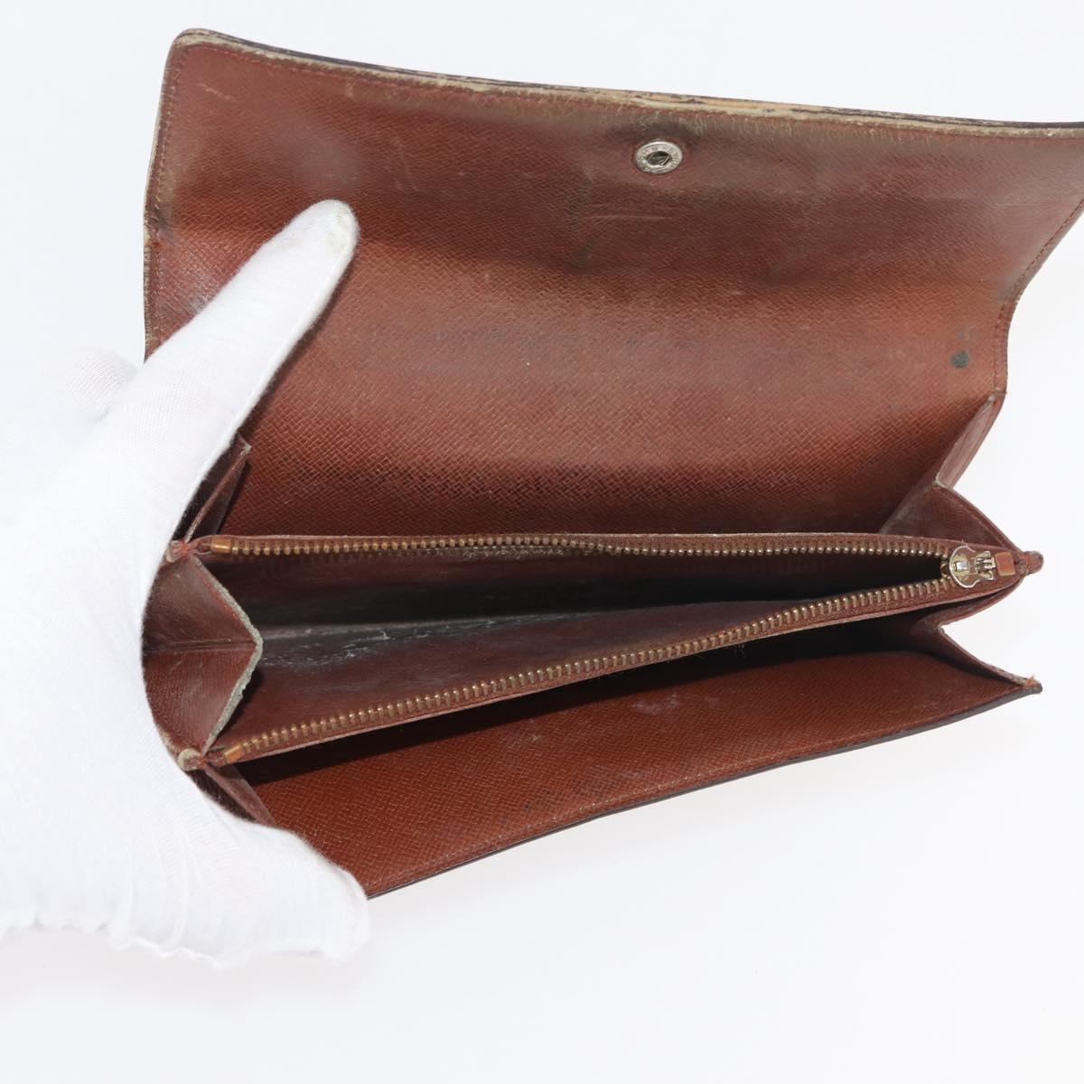 LOUIS VUITTON Monogram Wallet 10 Set LV Auth CB262