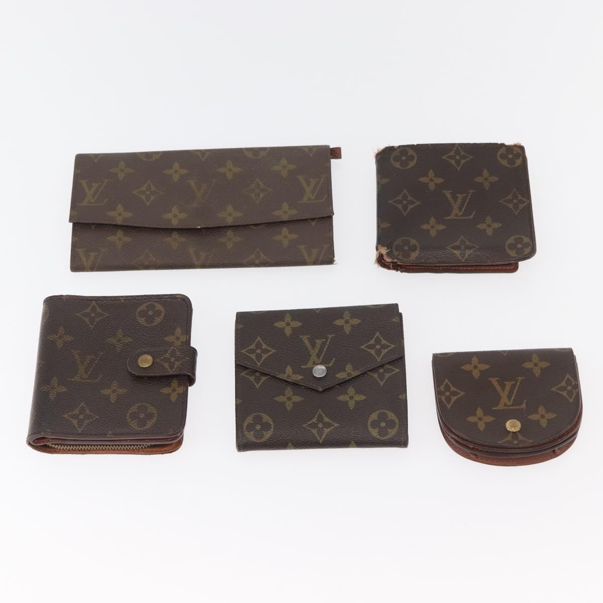 LOUIS VUITTON Monogram Wallet 10 Set LV Auth CB262