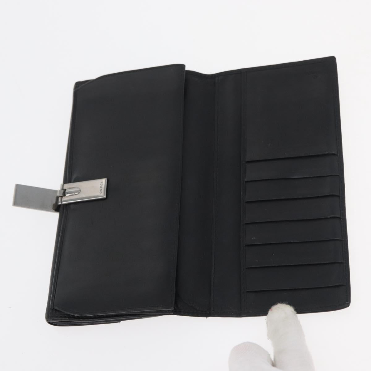 GUCCI GG Canvas Guccissima Wallet Leather 10 Set Beige Black Brown Auth CB268
