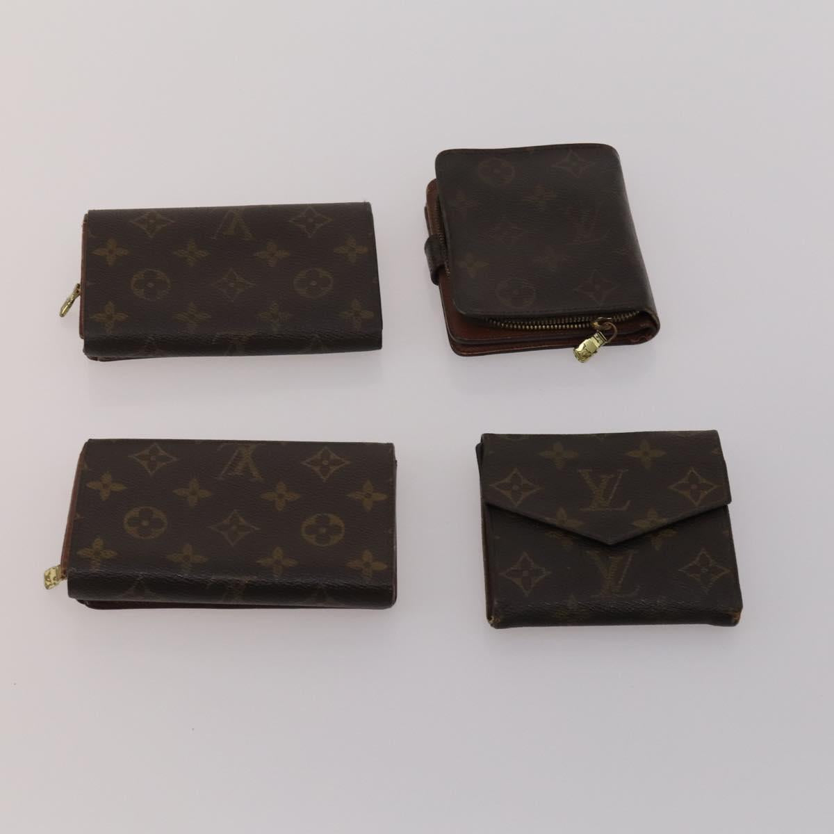 LOUIS VUITTON Monogram Wallet 10 Set LV Auth CB276