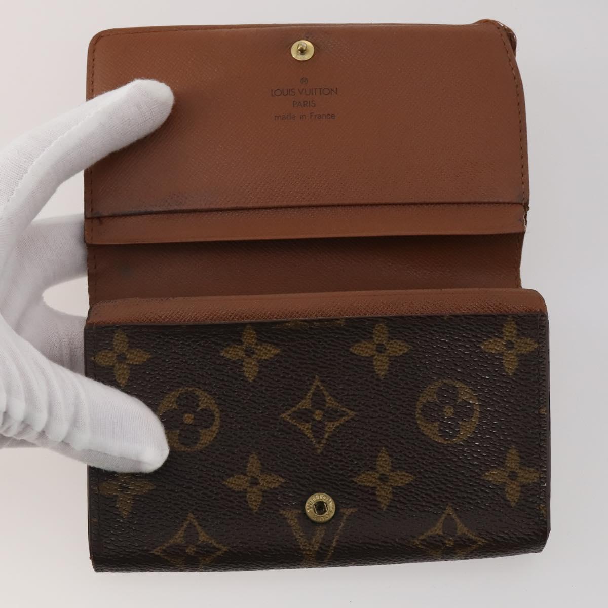 LOUIS VUITTON Monogram Wallet 10 Set LV Auth CB277