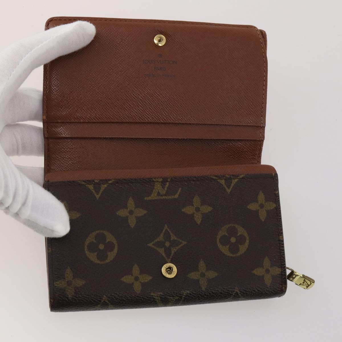 LOUIS VUITTON Monogram Wallet 10 Set LV Auth CB277