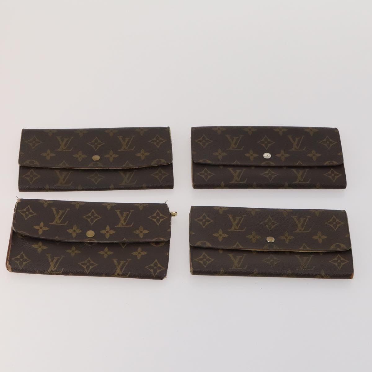 LOUIS VUITTON Monogram Wallet 10 Set LV Auth CB277