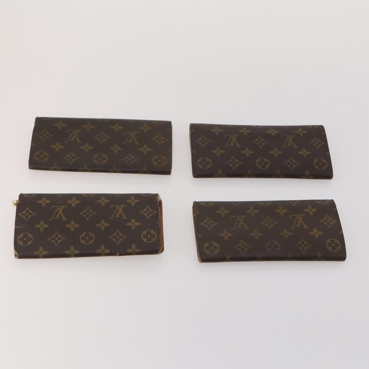 LOUIS VUITTON Monogram Wallet 10 Set LV Auth CB277