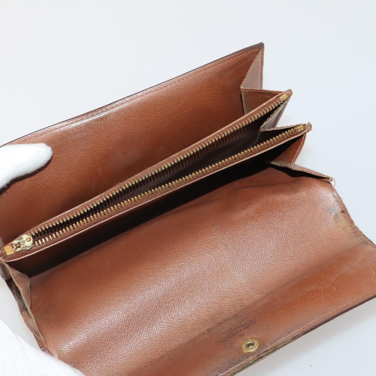 LOUIS VUITTON Monogram Wallet 10 Set LV Auth CB278