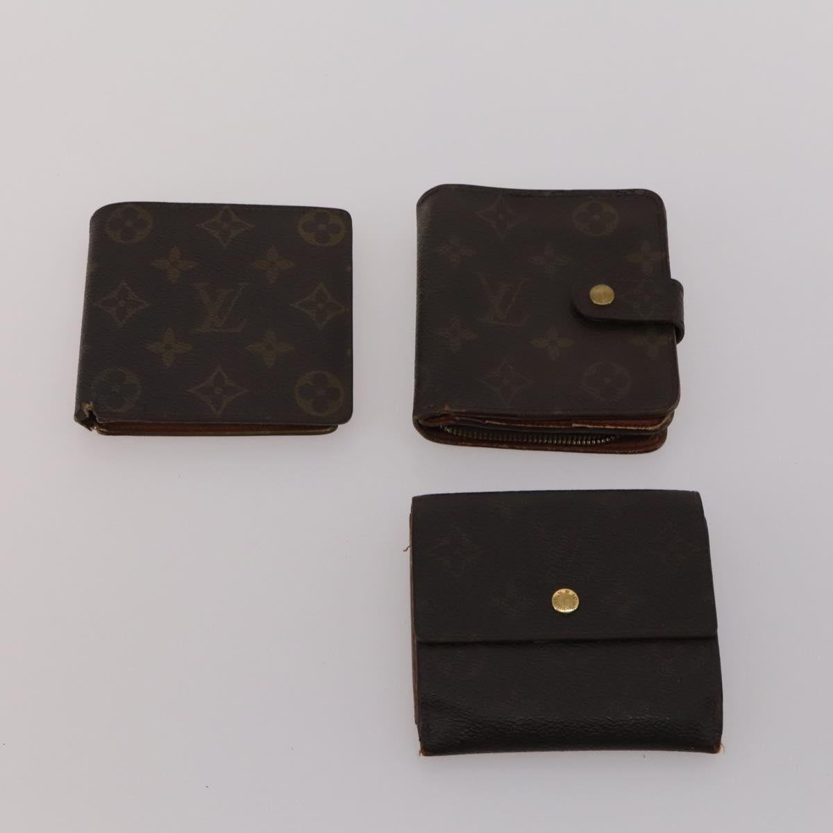 LOUIS VUITTON Monogram Wallet 10 Set LV Auth CB278