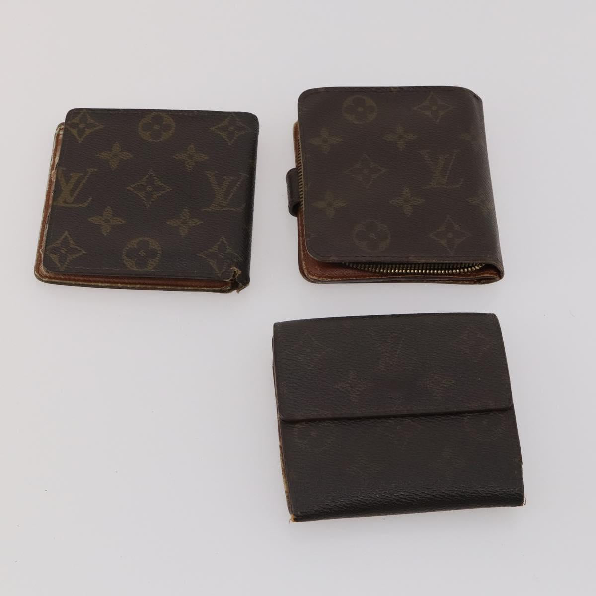 LOUIS VUITTON Monogram Wallet 10 Set LV Auth CB278