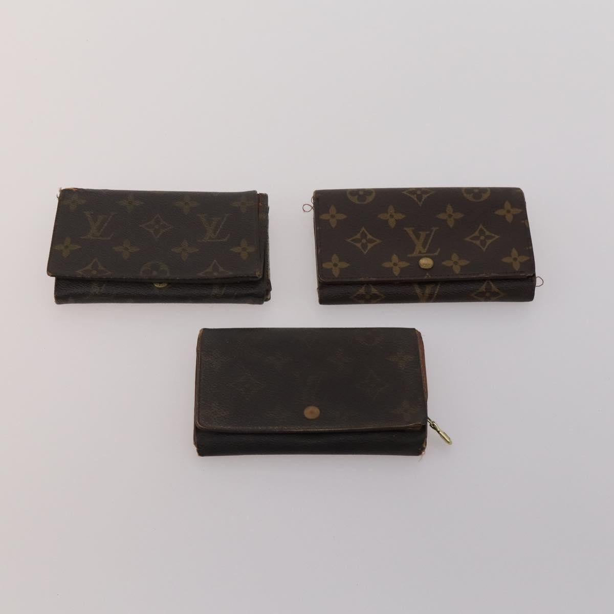 LOUIS VUITTON Monogram Wallet 10 Set LV Auth CB279