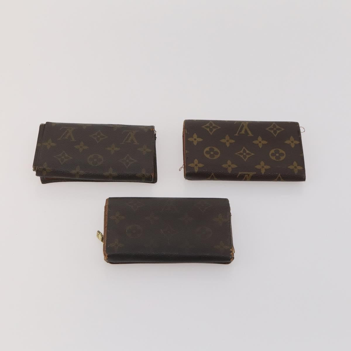 LOUIS VUITTON Monogram Wallet 10 Set LV Auth CB279