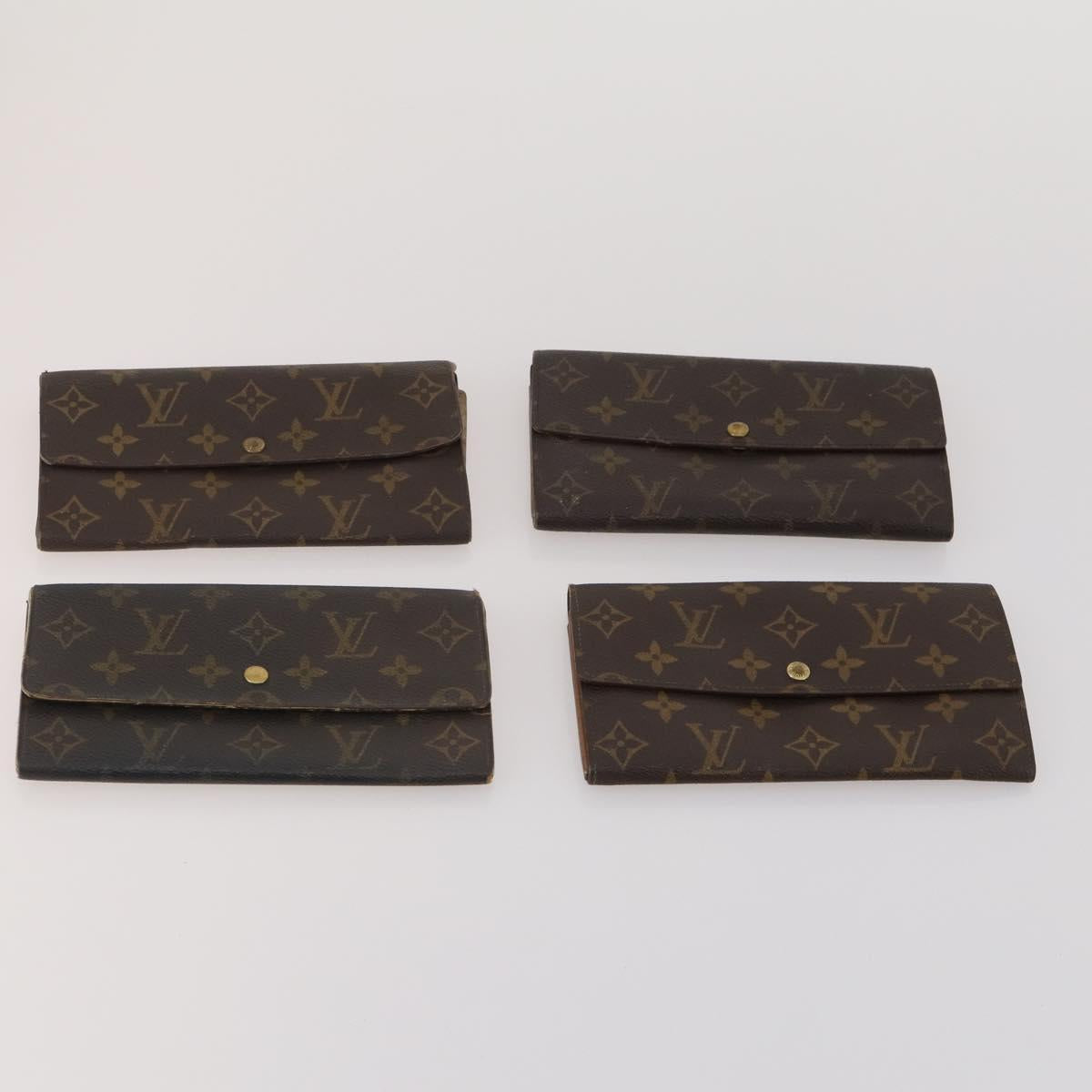 LOUIS VUITTON Monogram Wallet 10 Set LV Auth CB279