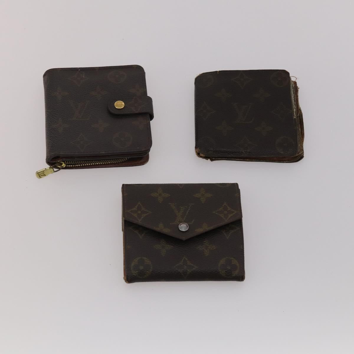 LOUIS VUITTON Monogram Wallet 10 Set LV Auth CB279