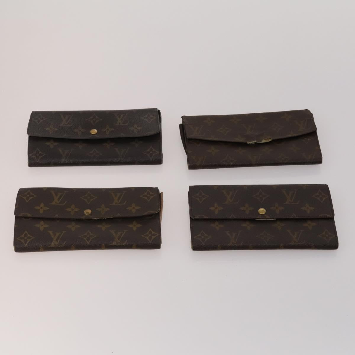 LOUIS VUITTON Monogram Wallet 10 Set LV Auth CB280