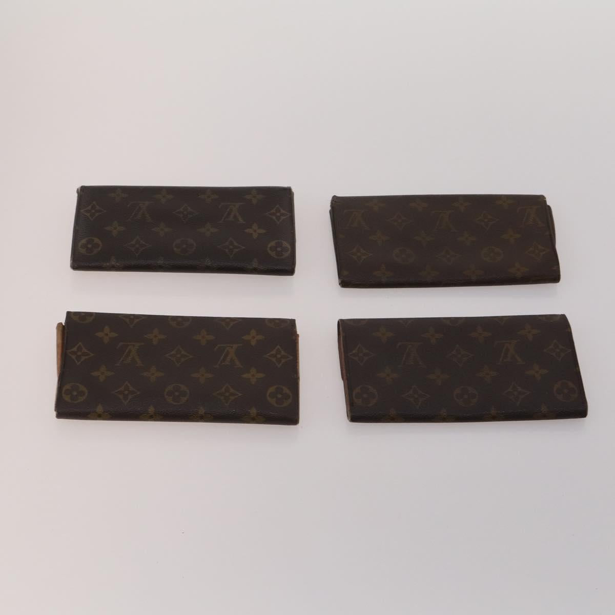 LOUIS VUITTON Monogram Wallet 10 Set LV Auth CB280