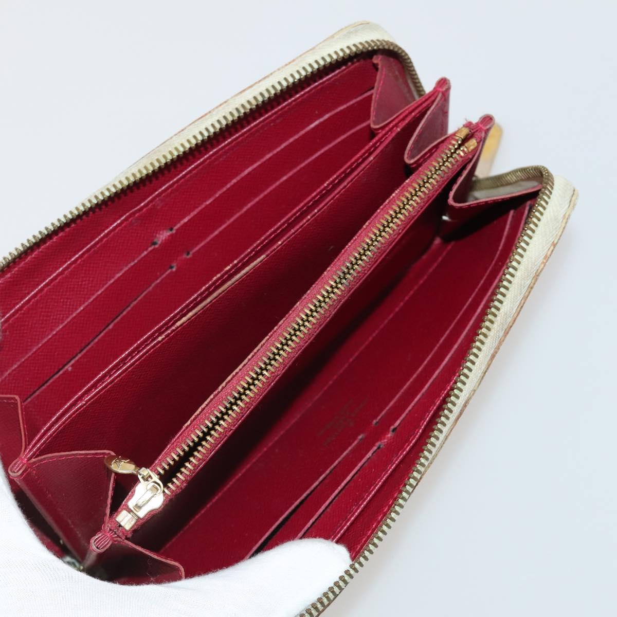 LOUIS VUITTON Monogram Multicolor Wallet 10 Set White Black LV Auth CB284