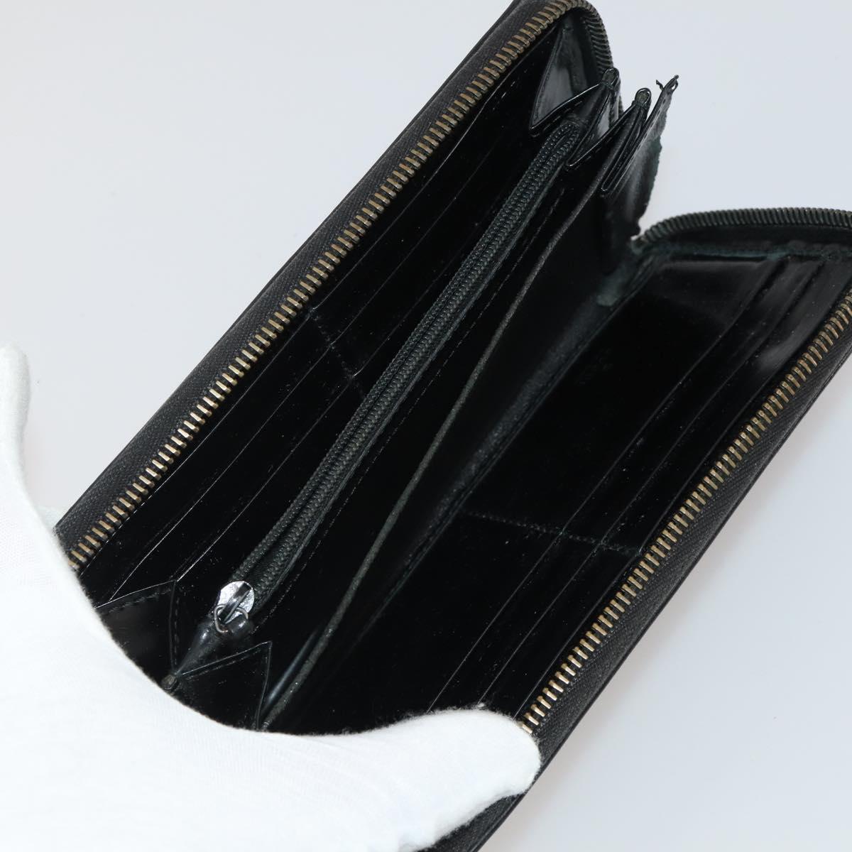 GUCCI GG Canvas Wallet Leather PVC 10 Set Black Beige Red Auth CB286